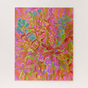 Puzzle Fleur sauvage du Nord Coloré été Art Floral