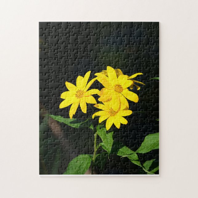 Puzzle Fleur sauvage Jaune (Vertical)