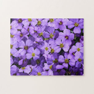 Puzzle Fleur violet naturel Motif Adulte