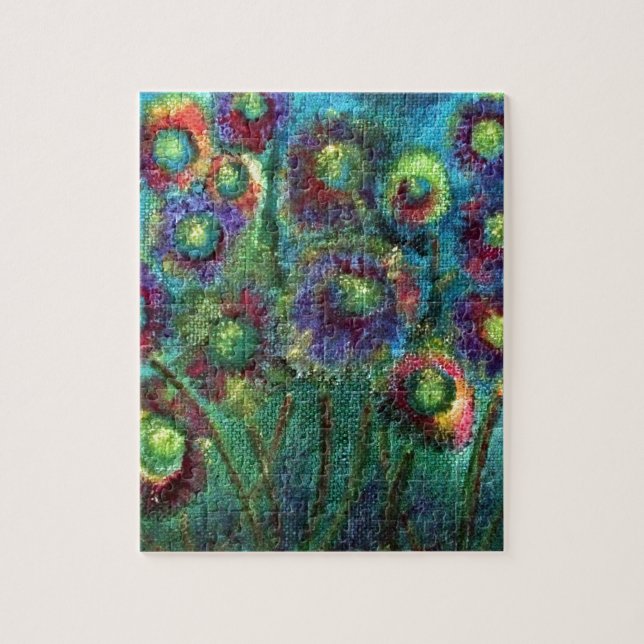 Puzzle Fleurs abstraites (Vertical)