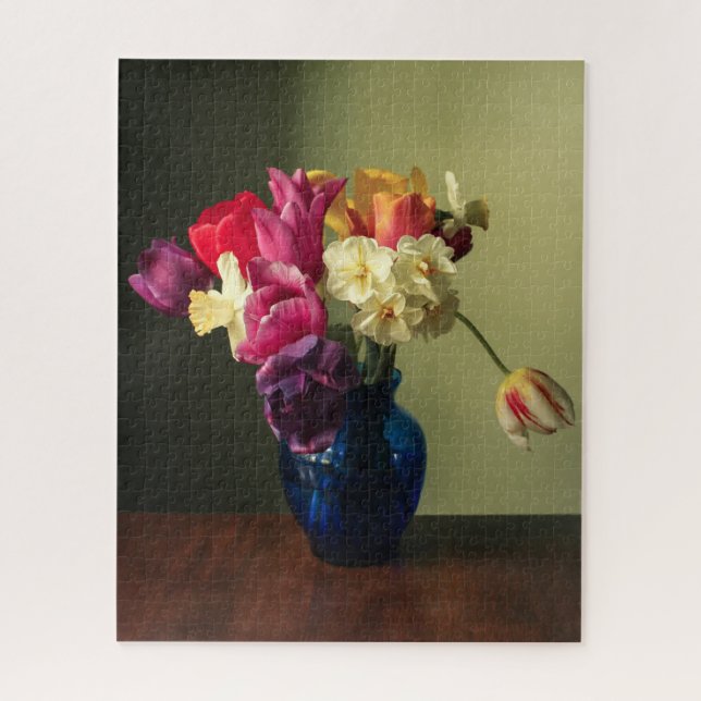 Puzzle Fleurs | Bouquet de fleurs de printemps (Vertical)