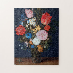 Puzzle Fleurs dans un navire en verre, Jan Brueghel l'Anc