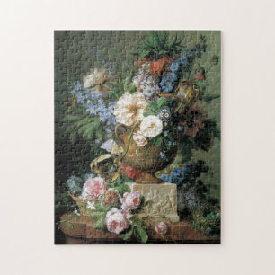 Puzzle Fleurs dans un vase à albâtre