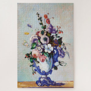 Puzzle Fleurs dans un Vase Rococo, Paul Cezanne