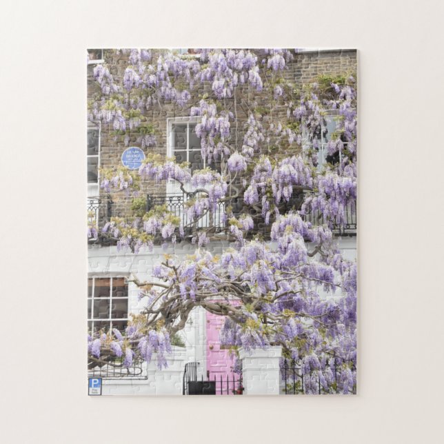 Puzzle Fleurs de bactéries violettes Kensington Chelsea L (Vertical)