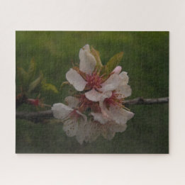 Puzzle Fleurs de cerises roses fraîches Photo florale du