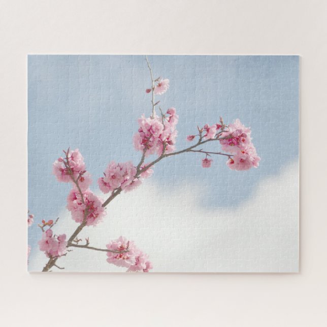 Puzzle Fleurs de cerisier dans le ciel (Horizontal)