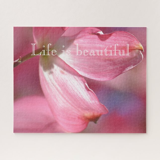 Puzzle Fleurs de Dogwood Rose (Horizontal)