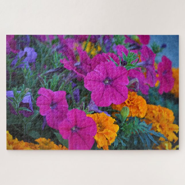 Puzzle Fleurs de jardin (Horizontal)