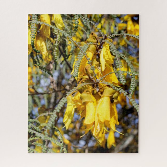 Puzzle Fleurs de Kowhai (Vertical)