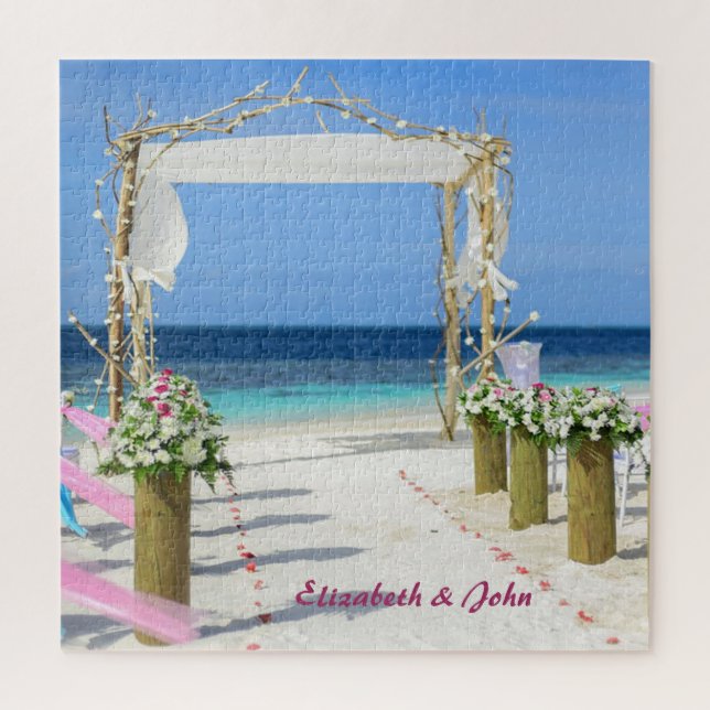 Puzzle Fleurs de l'arbor de plage (Vertical)