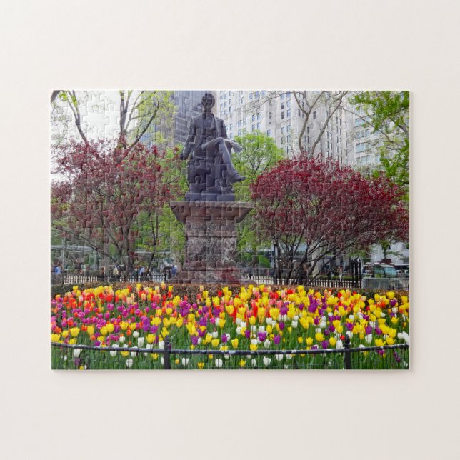 Puzzle Fleurs de printemps de New York. (Horizontal)