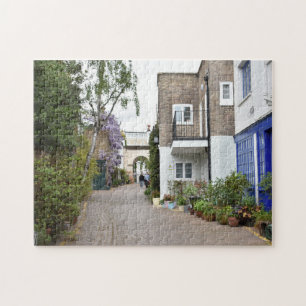 Puzzle Fleurs de Wisteria violet Mews Maisons Londres Roy
