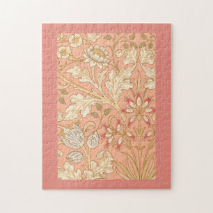 Puzzle Fleurs décoratives rose pastel