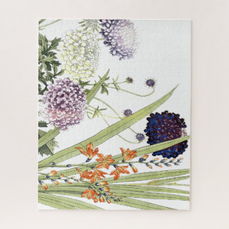 Puzzle Fleurs d'épingle en bloc de bois par Konan Jigaaw