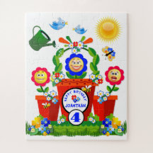 Fleurs Emoji colorées Customisées Anniversaire de 