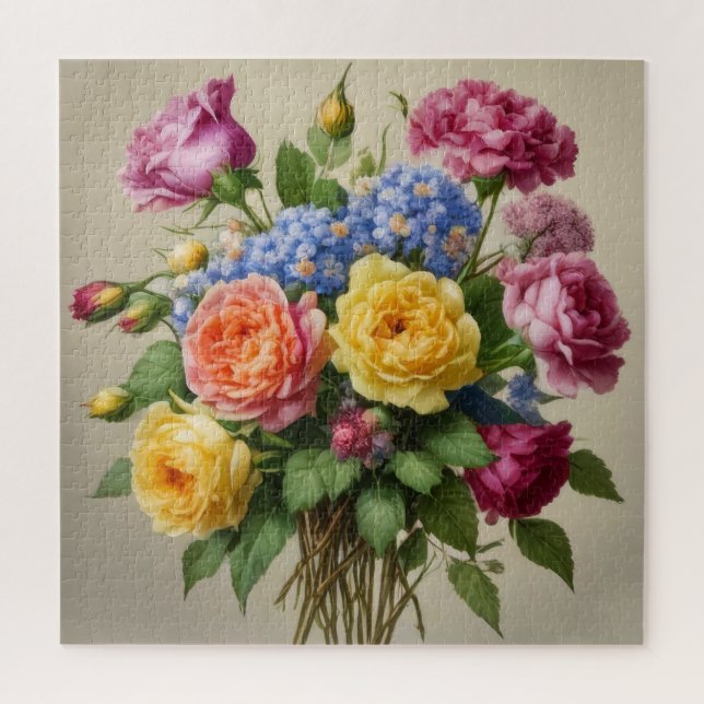 Puzzle Fleurs en pleine floraison (Vertical)