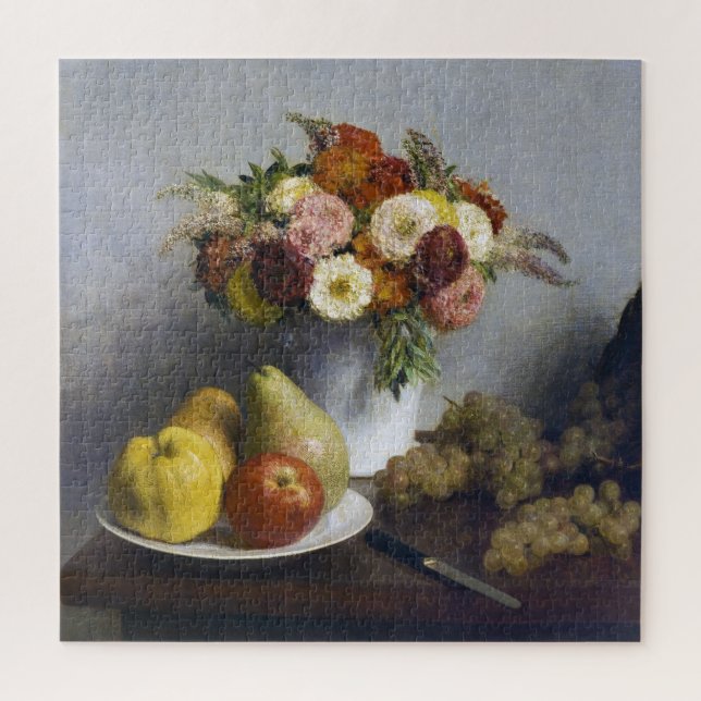 Puzzle Fleurs et fruits, Henri Fantin-Latour (Vertical)