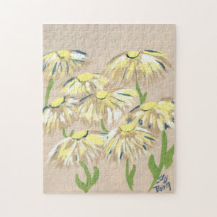 Puzzle fleurs fanées