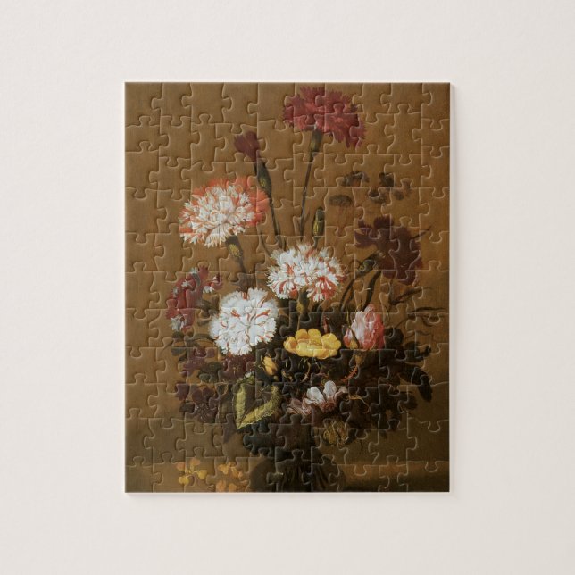 Puzzle Fleurs florales de vie morte en Vase, baroque Vint (Vertical)
