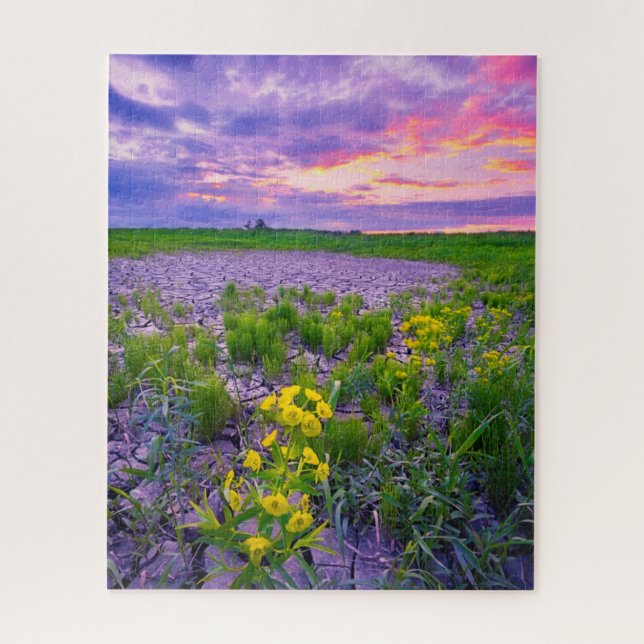 Puzzle Fleurs | North Dakota Red River Valley (Vertical)
