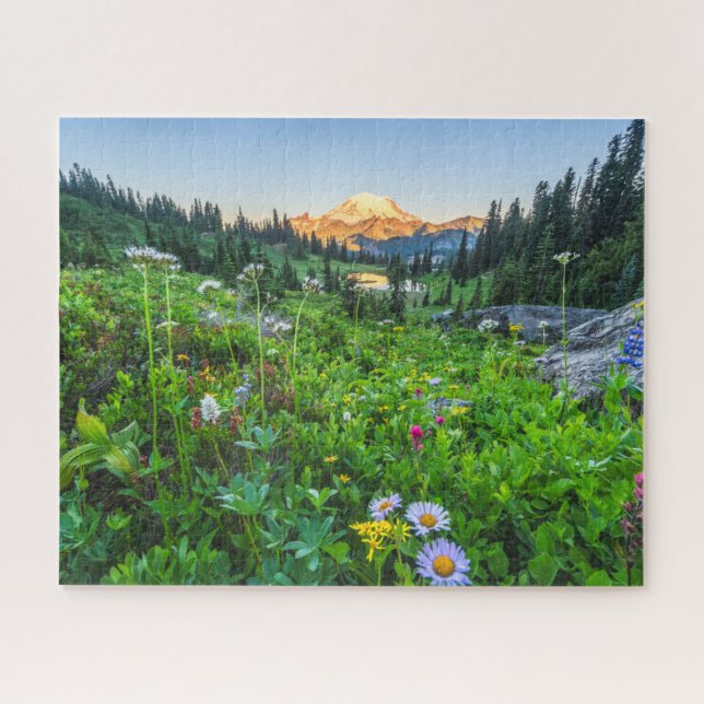 Puzzle Fleurs | Parc national du Mont Rainier (Horizontal)