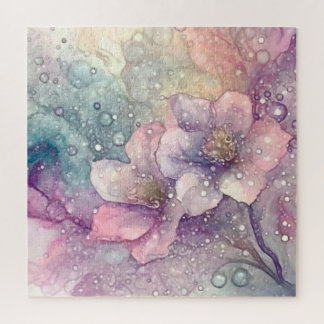 Puzzle Fleurs pastel jolies
