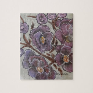 Puzzle Fleurs peintes Frida Kahlo