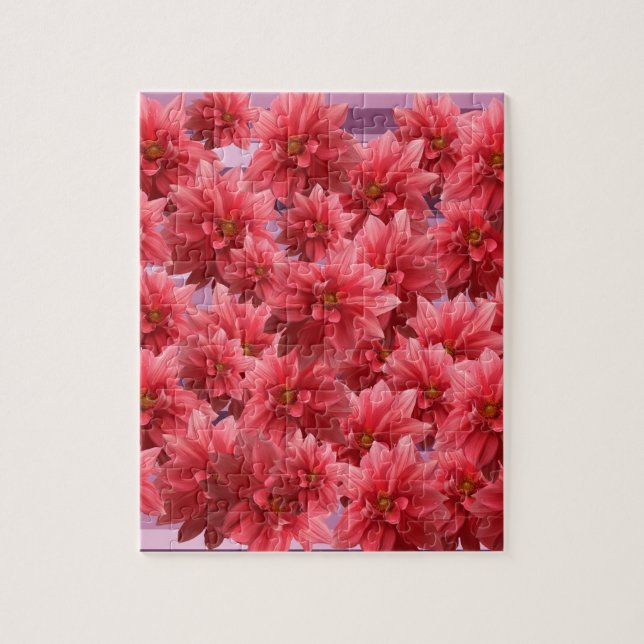 Puzzle Fleurs roses (Vertical)