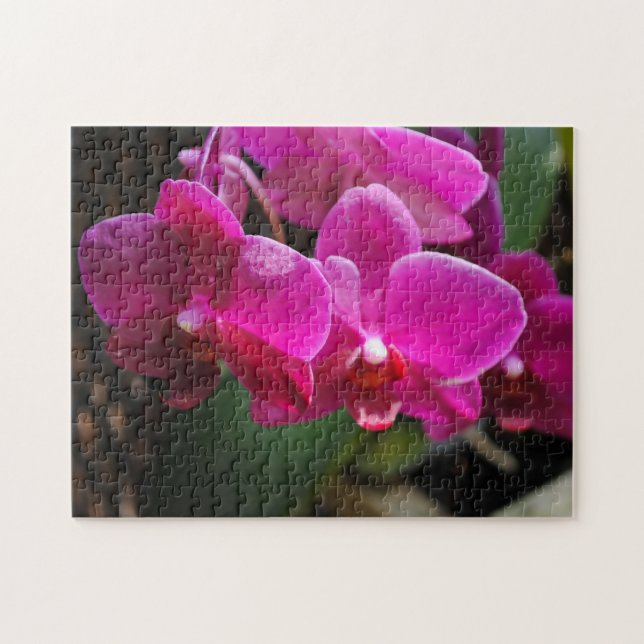 Puzzle Fleurs roses (Horizontal)
