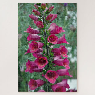 Puzzle Fleurs roses de renard