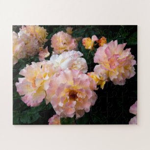 Puzzle Fleurs roses, Roses Jaunes Rose