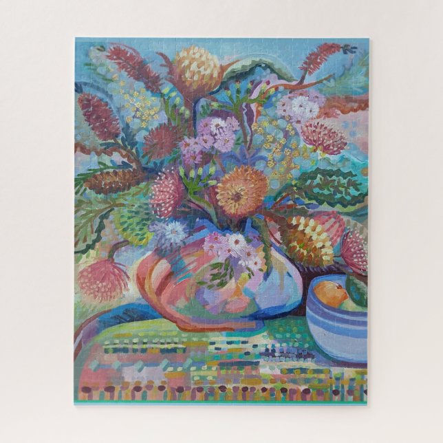 Puzzle Fleurs sauvages australiens peinture à vie (Vertical)