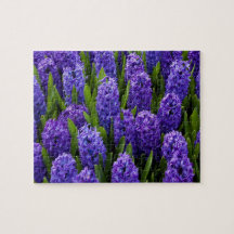 Puzzle Fleurs sauvages de violette Hyacinth