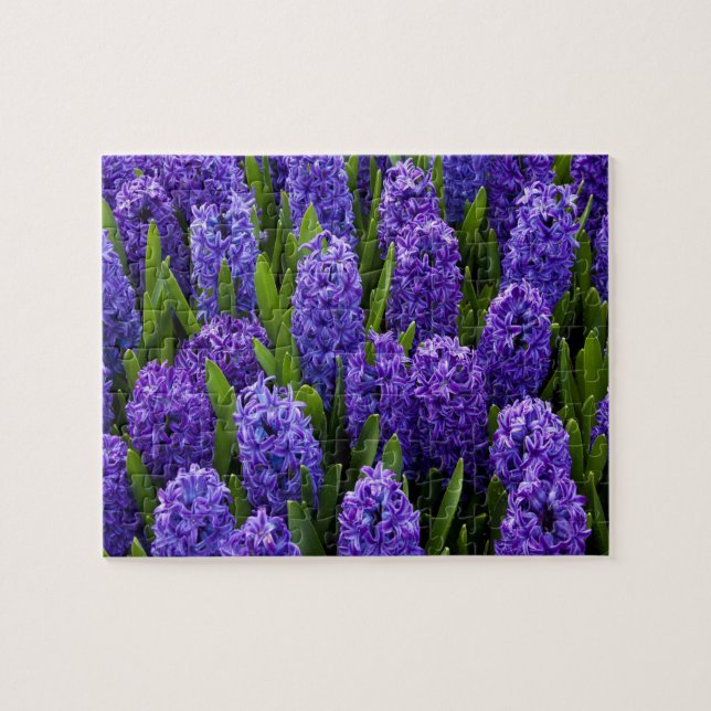 Puzzle Fleurs sauvages de violette Hyacinth (Horizontal)