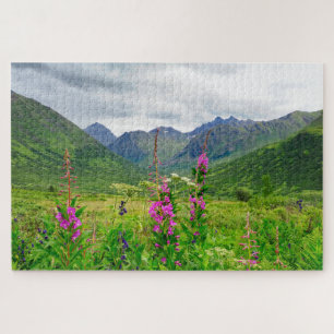 Puzzle Fleurs sauvages Vallée d'Alaska