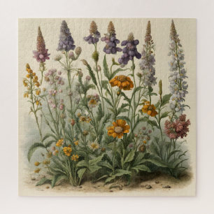 Puzzle Fleurs sauvages vintages