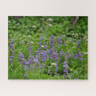 Puzzle Fleurs sauvages violettes