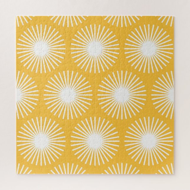 Puzzle Fleurs simples : design sans couture scandinave. (Vertical)