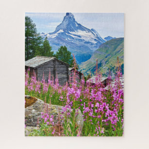 Puzzle Fleurs Summer Matterhorn Suisse