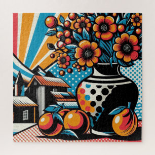 Puzzle Fleurs Vibrantes