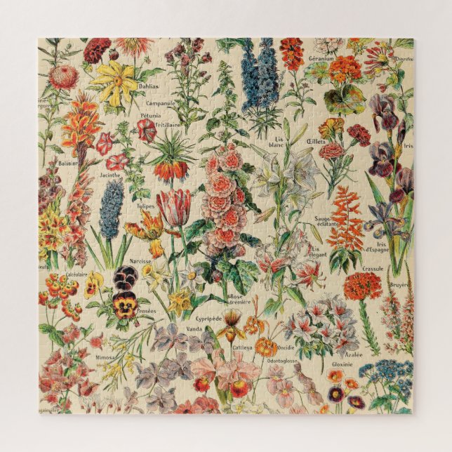 Puzzle Fleurs Vintages (Vertical)