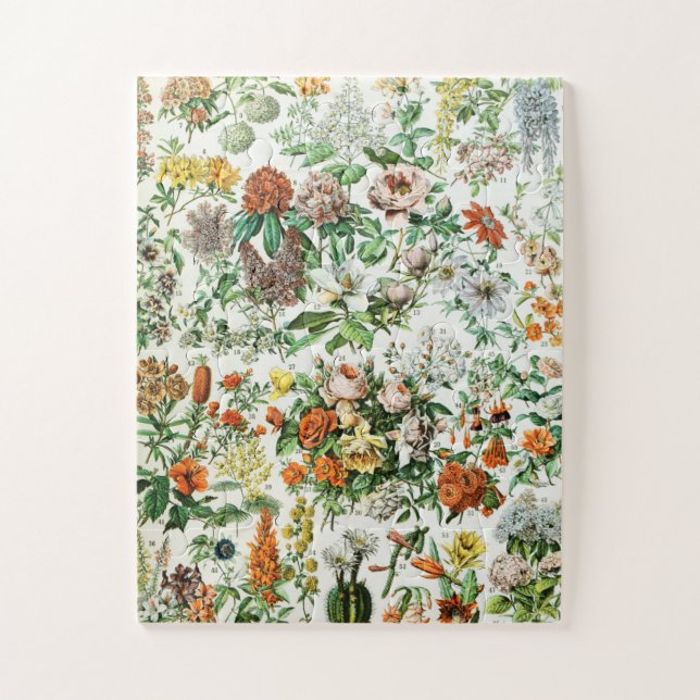 Puzzle Fleurs vintages (Vertical)