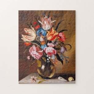 Puzzle Fleurs vintages dans un vase