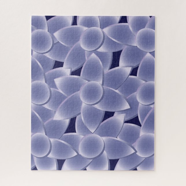 Puzzle Fleurs violettes (Vertical)