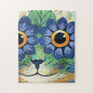 Puzzle Fleurs Yeux Chat De Louis Wain