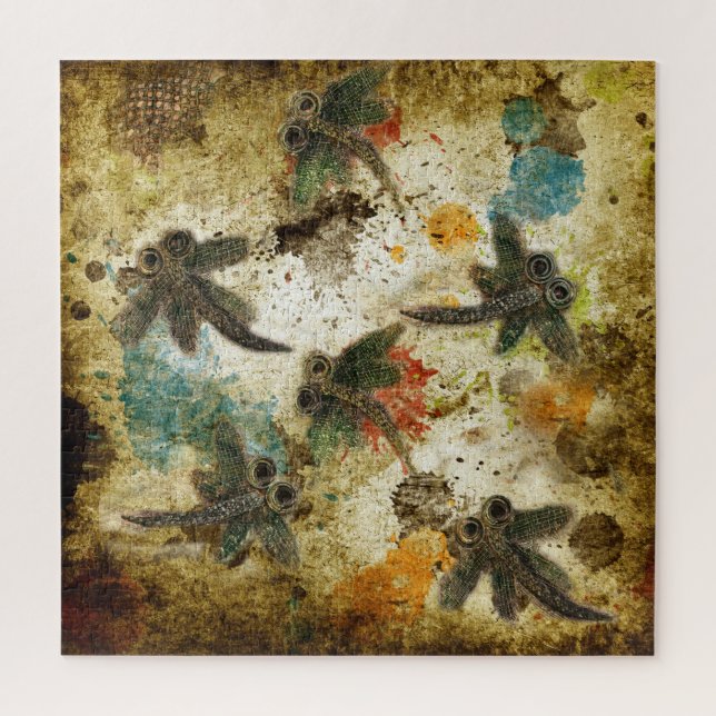 Puzzle Flit de libellule rustique (Vertical)