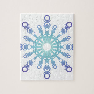 Puzzle Flocon bleu IV