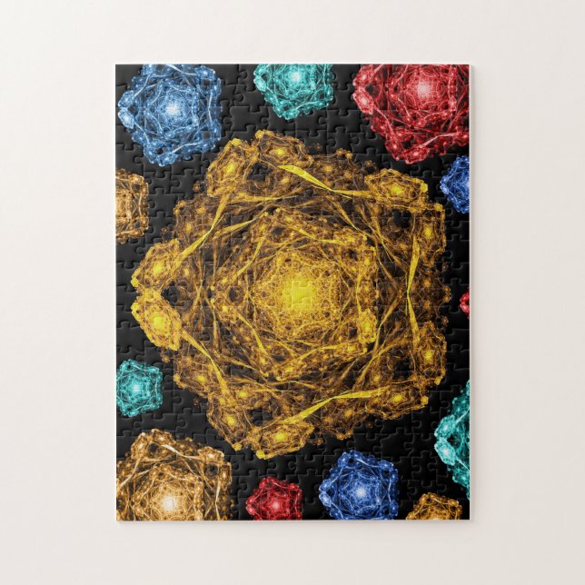 Puzzle Flocons de neige complexes sous forme de (Vertical)