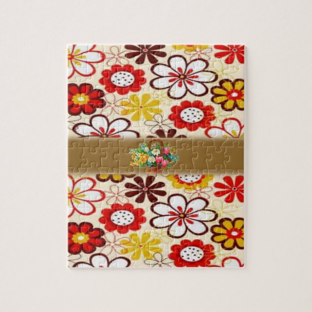 Puzzle floral (Vertical)
